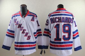 nhl new york rangers #19 richards white