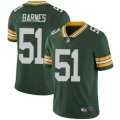 Men Green Bay Packers #51 Krys Barnes Limited Green Team Color Vapor Vapor Untouchable Nike Limited Jersey