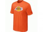 Los Angeles Lakers Big & Tall Primary Logo Orange T-Shirt