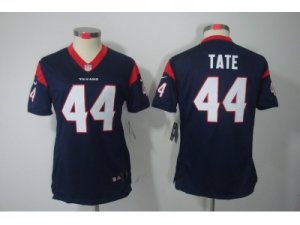 Nike Women Houston Texans #44 Tate Blue Jerseys