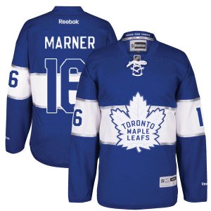 Men\'s Toronto Maple Leafs #16 Mitch Marner Blue 2017 Centennial Classic Stitched NHL Jersey