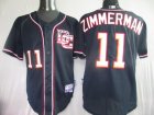 MLB Washington Nationals #11 Zimmerman Dark blue