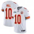 Nike Chiefs #10 Tyreek Hill White 2020 Super Bowl LIV Vapor Untouchable Limited Jersey