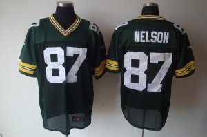 Nike green bay packers #87 nelson green Elite