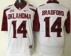 NCAA Oklahoma Sooners #14 Sam Bradford white New XII Stitched Jersey