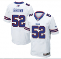 Nike Buffalo Bills #52 Preston Brown white Men Stitched NFL New Elite Jersey