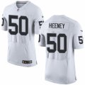 Mens Nike Oakland Raiders #50 Ben Heeney Elite White NFL Jersey