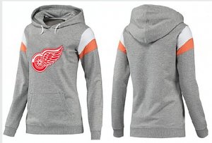 NHL Women Detroit Red Wings Logo Pullover Hoodie 19