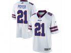 Mens Nike Buffalo Bills #21 Jordan Poyer Limited White NFL Jersey
