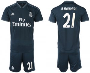 2018-19 Real Madrid 21 B.MAYORAL Away Soccer Jersey