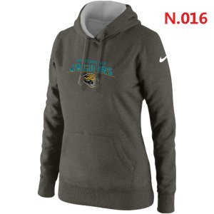 Women NEW Jacksonville Jaguars Heart & Soul Pullover Hoodie Light Dark grey