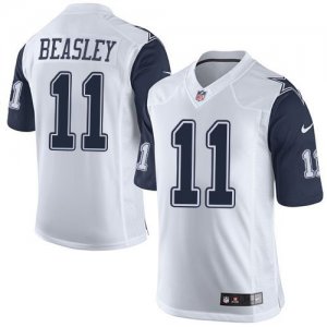 Nike Dallas Cowboys #11 Cole Beasley White Rush Jerseys(Limited)