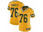 Women Nike Green Bay Packers #76 Mike Daniels Limited Gold Rush NFL Jersey