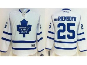 Youth Toronto Maple Leafs #25 James Van Riemsdyk White Stitched NHL Jersey