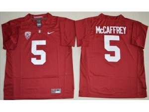 Stanford Cardinal #5 Christian McCaffrey Red Stitched NCAA Jersey