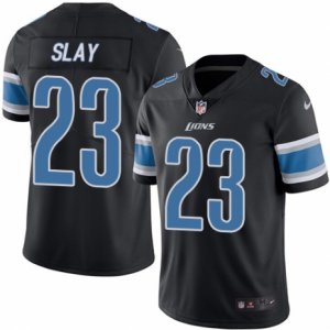 Mens Nike Detroit Lions #23 Darius Slay Limited Black Rush NFL Jersey