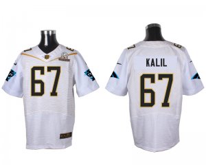 2016 PRO BOWL Nike Carolina Panthers #67 Ryan Kalil white jerseys(Elite)