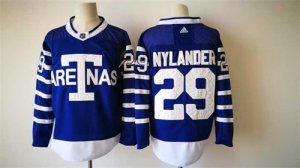 Maple Leafs #29 William Nylander Blue 1918 Arenas Throwback Adidas Jersey