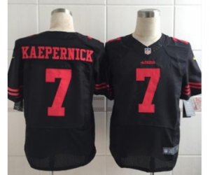 nike nfl jerseys san francisco 49ers #7 colin kaepernick black[Elite]