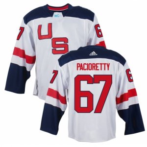 Youth Adidas Team USA #67 Max Pacioretty Authentic White Home 2016 World Cup Ice Hockey Jersey