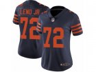 Women Nike Chicago Bears #72 Charles Leno Vapor Untouchable Limited Navy Blue 1940s Throwback Alternate NFL Jersey