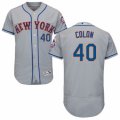 Men's Majestic New York Mets #40 Bartolo Colon Grey Flexbase Authentic Collection MLB Jersey