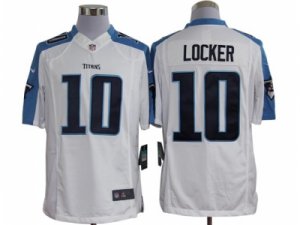 Nike NFL Tennessee Titans #10 Jake Locker White Jerseys(Limited)