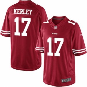 Mens Nike San Francisco 49ers #17 Jeremy Kerley Limited Red Team Color NFL Jersey