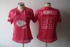 women nfl kansas city chiefs #29 berry pink[2011 fem fan]