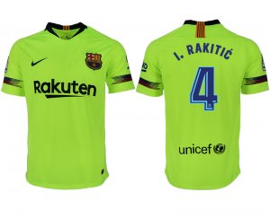 2018-19 Barcelona 4 I. RAKITIC Away Thailand Soccer Jersey