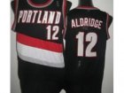 nba Portland Trail Blazers #12 LaMarcus Aldridge Black(Revolution 30)