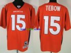 nfl denver broncos #15 tebow m&n orange