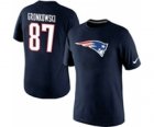 Nike New England Patriots Rob Gronkowski Name & Number T-Shirt