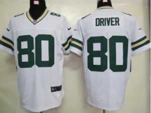 Nike NFL green bay packers #80 driver white Elite jerseys