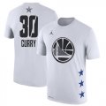 Warriors #30 Stephen Curry White 2019 NBA All-Star Game Men's T-Shirt