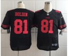 nike nfl jerseys san francisco 49ers #81 boldin black[Elite]