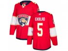 Youth Adidas Florida Panthers #5 Aaron Ekblad Red Home Authentic Stitched NHL Jersey