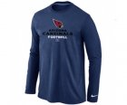 Nike Arizona Cardinals Critical Victory Long Sleeve T-Shirt D.Blue