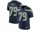 Mens Nike Seattle Seahawks #79 Ethan Pocic Vapor Untouchable Limited Steel Blue Team Color NFL Jersey