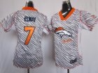 Nike Women NFL Denver Broncos #7 John Elway jerseys[fem fan zebra]