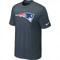 New England Patriots Sideline Legend Authentic Logo T-Shirt Grey