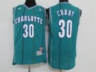 Hornets #30 Dell Curry Teal Hardwood Classics Jersey