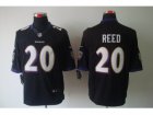 Nike NFL Baltimore Ravens #20 Ed Reed black Jerseys(Limited)