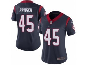 Women Nike Houston Texans #45 Jay Prosch Vapor Untouchable Limited Navy Blue Team Color NFL Jersey