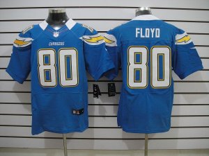 NEW NFL San Diego Chargers #80 Floyd lt.blue Jerseys(Elite)