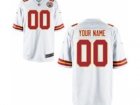 Men's Nike Kansas City Chiefs Customized Game White Jerseys (S-4XL)