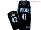 Timberwolves #42 Kevin Love Black Revolution 30 Jersey