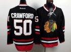 NHL Chicago Blackhawks #50 CRAWFORD black [2014 winter classic]