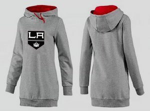 NHL Women Los Angeles Kings Logo Pullover Hoodie 4