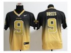 Nike jerseys new orleans saints #9 drew brees black-gold[Elite II Drift Fashion]